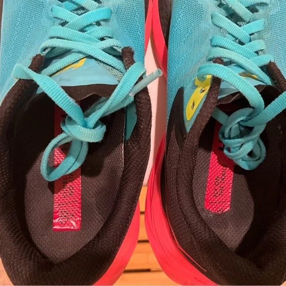 Hoka Women's Athletic Shoes - Teal, Black, and Pink - Picture 5 of 7